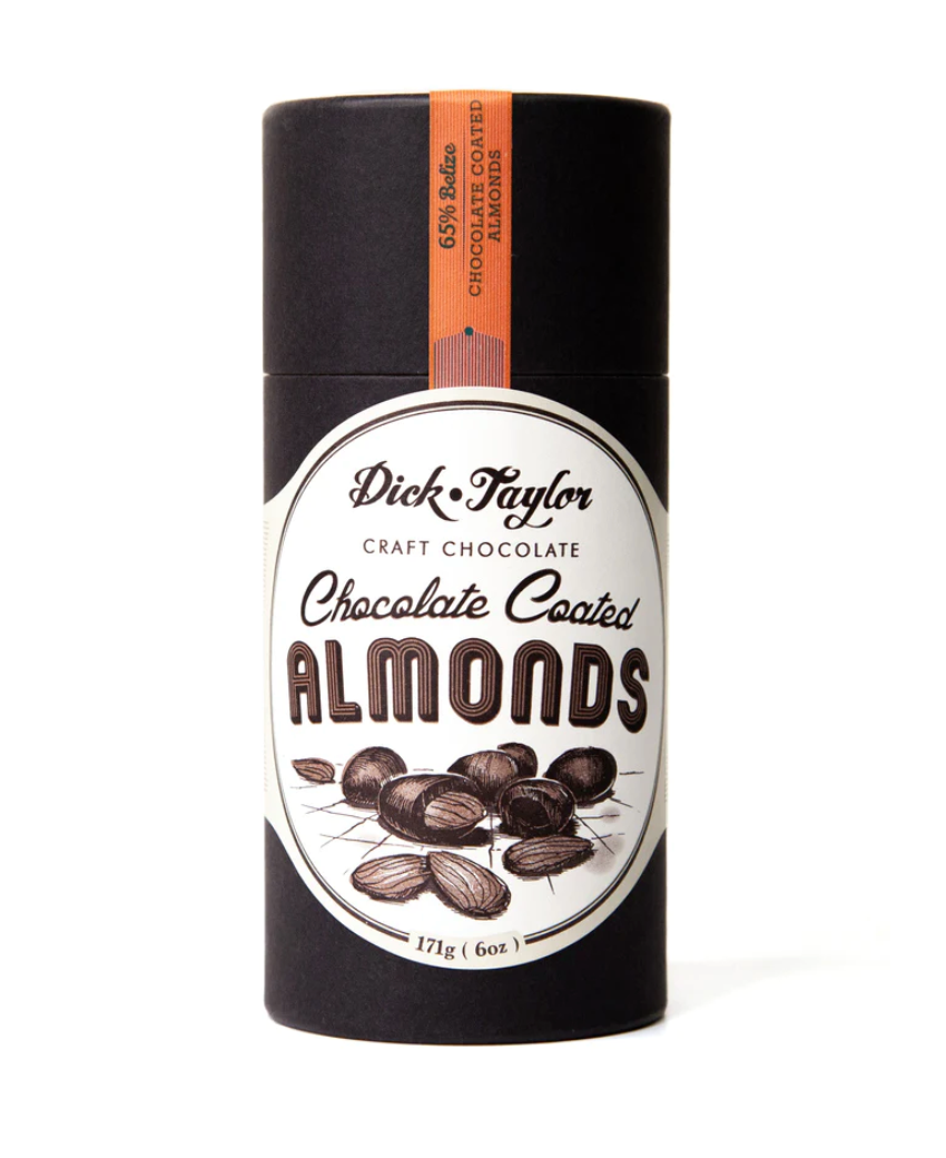 Chocolate coated almonds