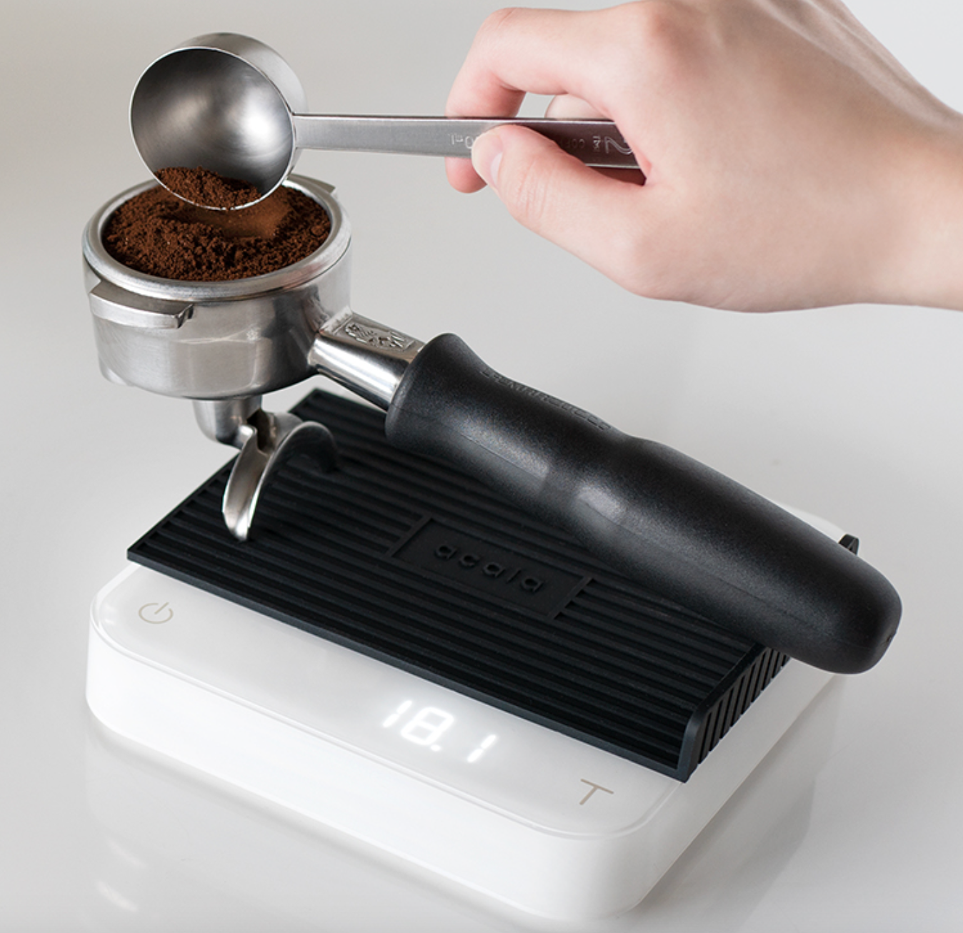 Acaia Pearl Pitch Black