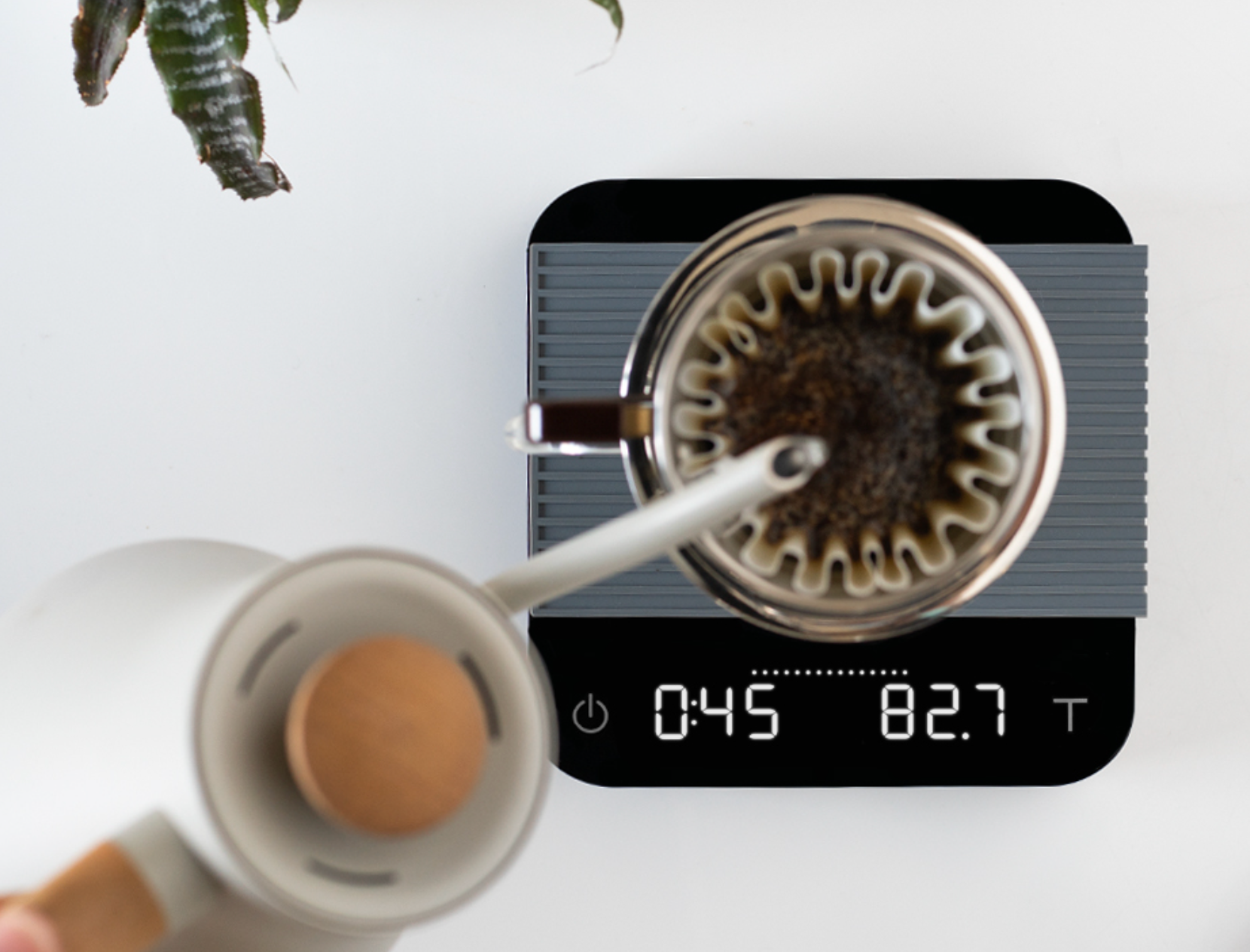 Acaia Pearl Scale Timer Auto-Start Mode 