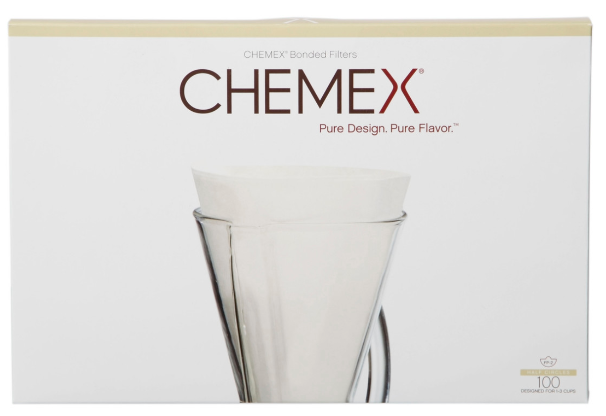 Chemex® Bonded Filters Unfolded Half Circle