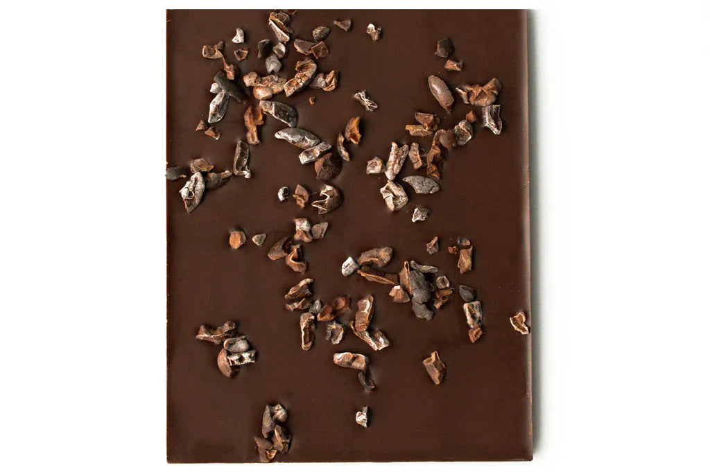 SOMA ABSTRACT CHOCOLATE SCIENCE WITH ROSTED CACAO NIBS 75%, 65GR
