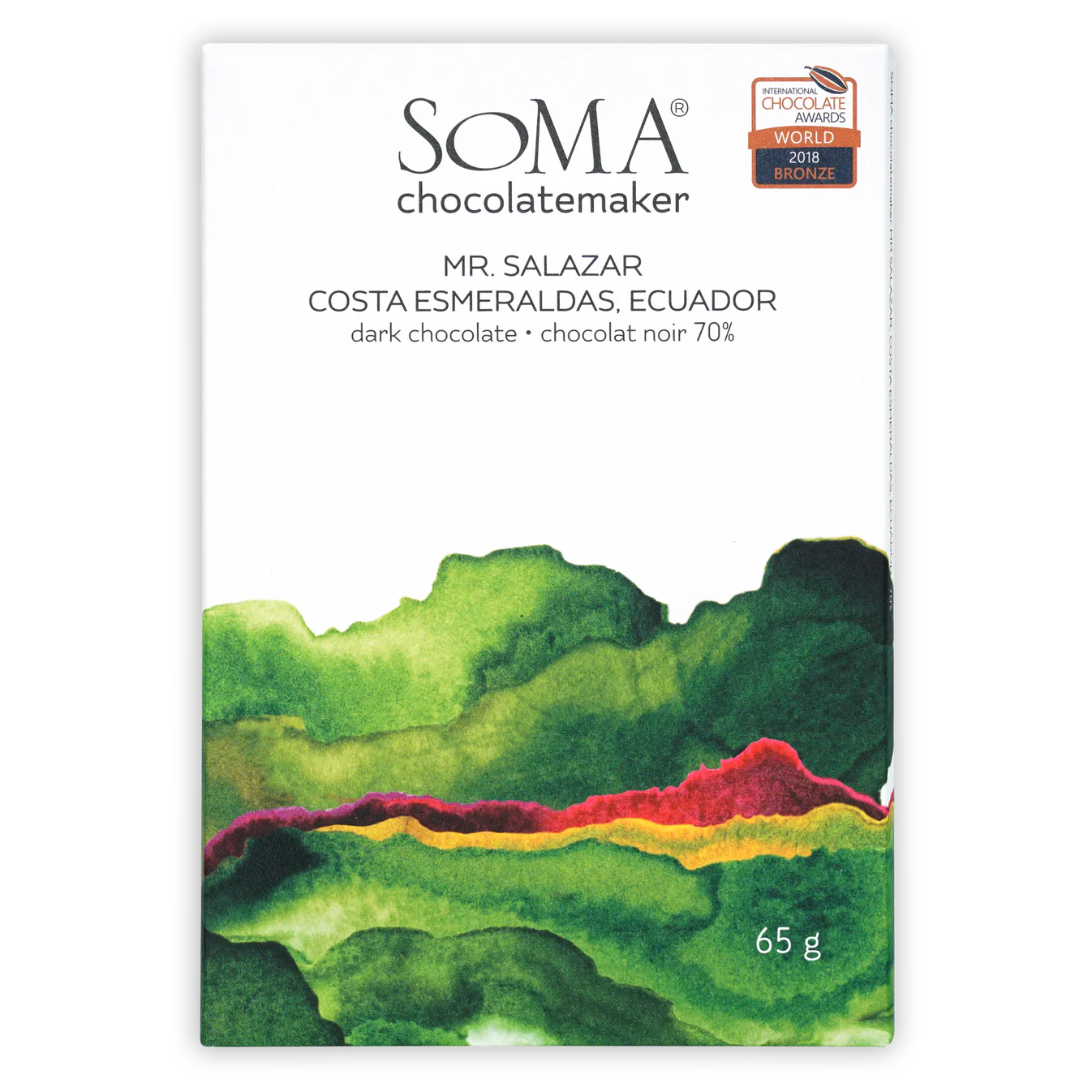 SOMA MR. SALAZAR COSTA ESMERALDA ECUADOR 70%, 65GR