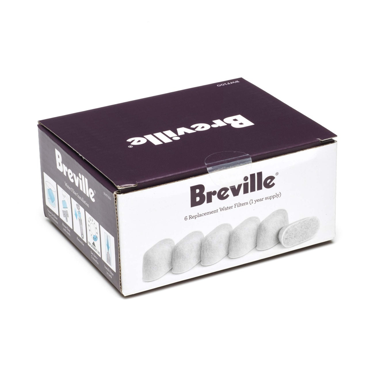 Breville - Resin Water Filters (6 Pack)