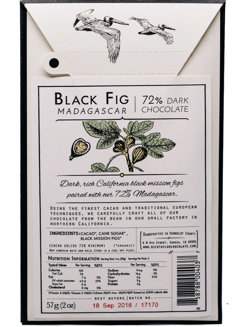 Black Fig 72% Dark Chocolate