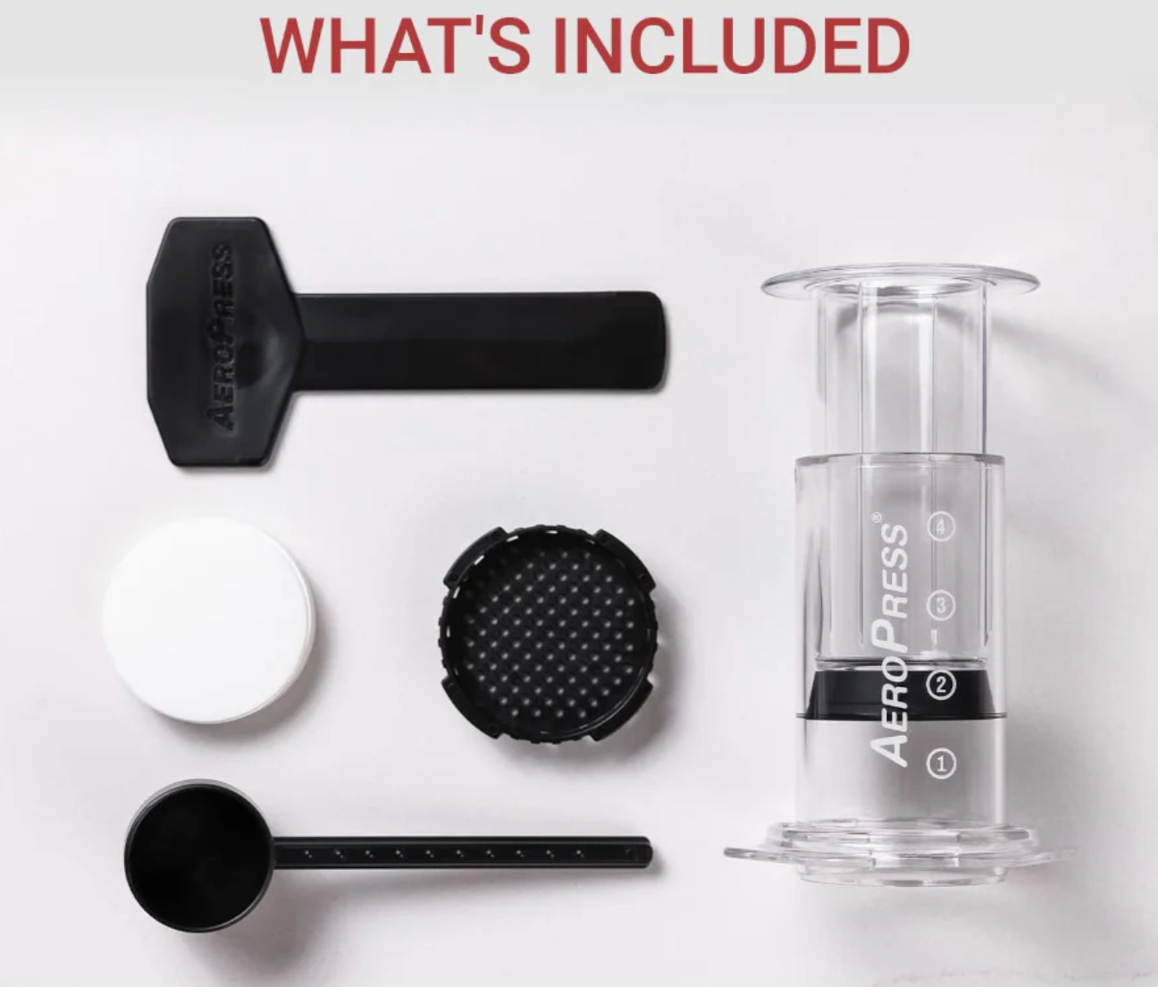 AeroPress Coffee Maker - Clear