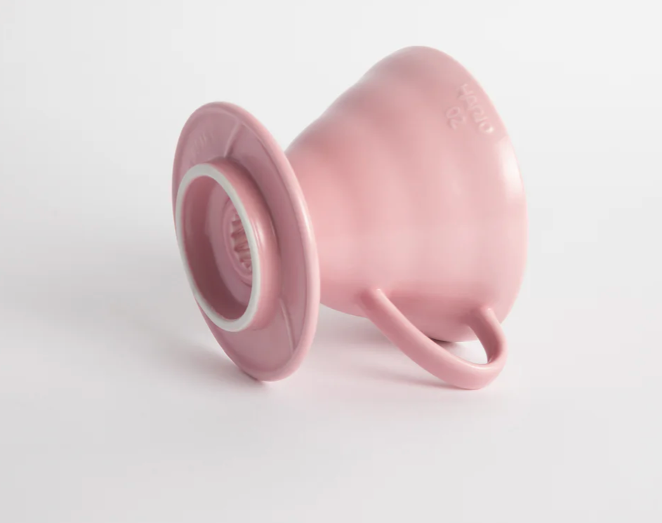 Cafetera de cerámica V60 02 Nuevo *ROSA* Y *TURQUESA* - HARIO