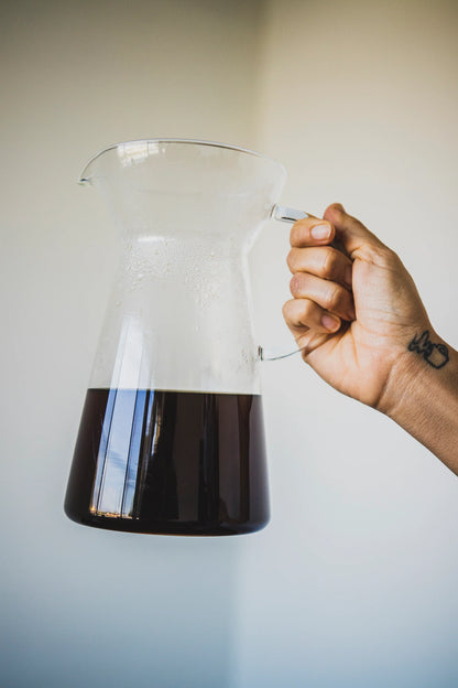 V60 GLASS POUR-OVER COFFEE MAKER