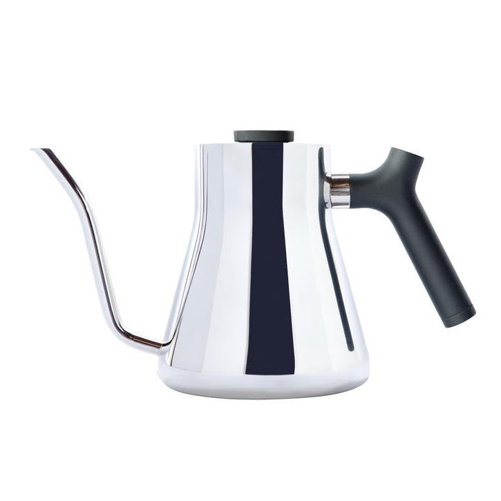 Fellow Stagg, Hervidor de estufa, 1 litro, Acero inoxidable pulido, Coffea School