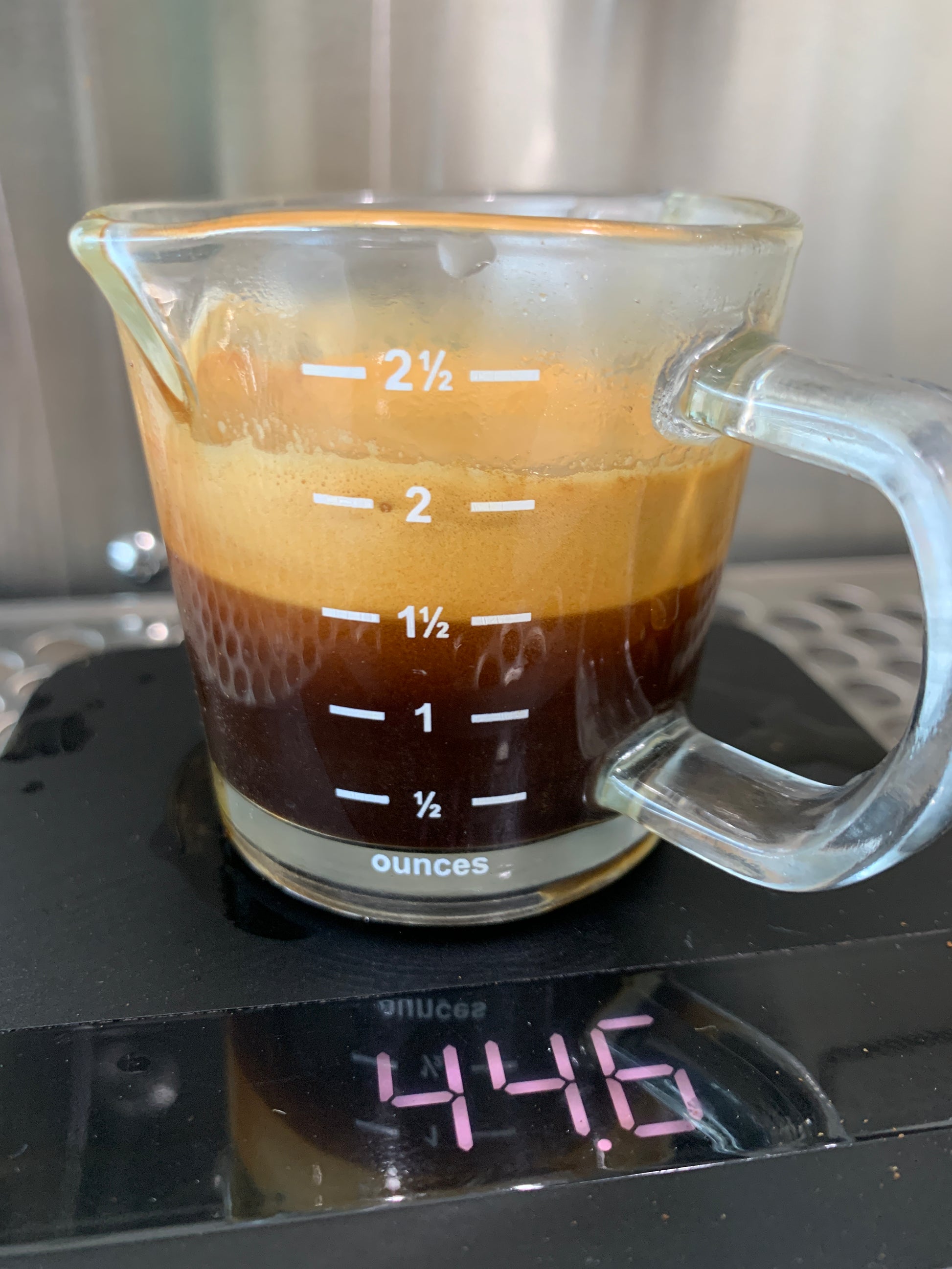 Espresso calibration glass x 1