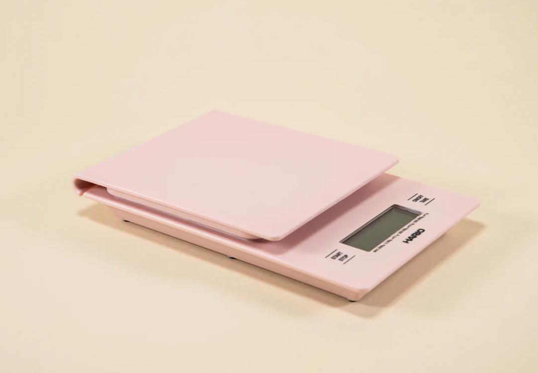 Báscula de goteo V60 rosa mate - HARIO